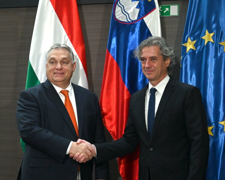 Robert Golob in Viktor Orban