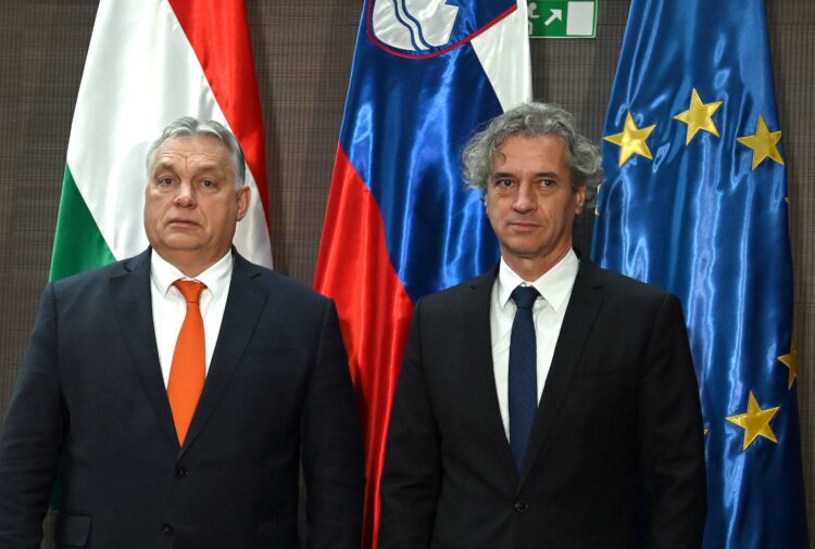 Robert Golob in Viktor Orban