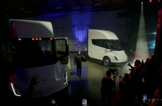 Tesla unveils its Semi truck at live-streamed event