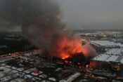 požar, Rusija, nakupovalno središče