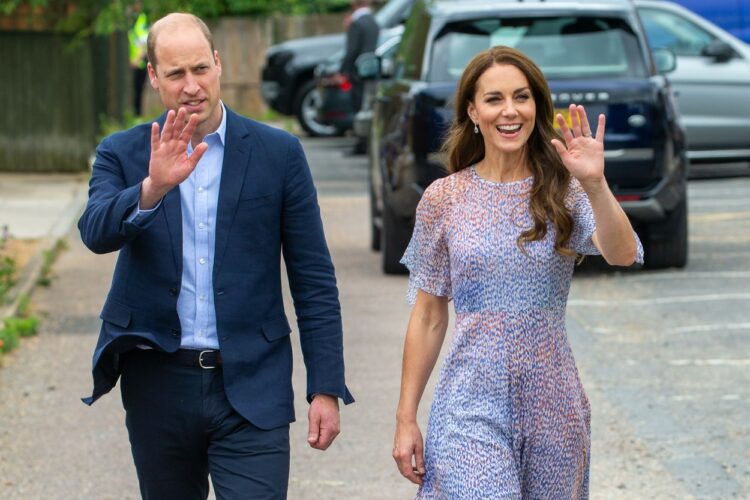 Princ William in Kate Middleton