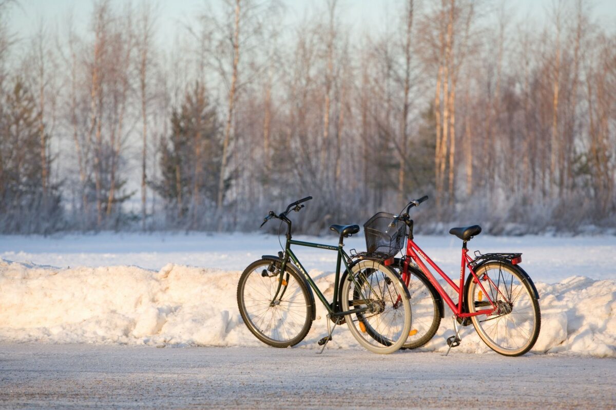 Na Finskem zaradi trajnostnih zavez kolesarjenje tudi ob -25 stopinj Celzija