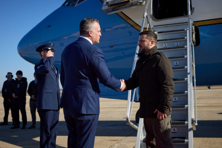 Ukrajinski predsednik je prispel v ZDA