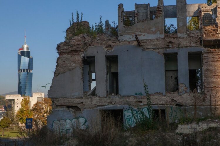 Ruševine v Sarajevu
