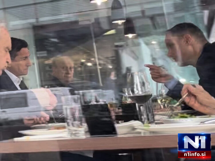 Anže Logar, Borut Pahor, sestanek, gibanje