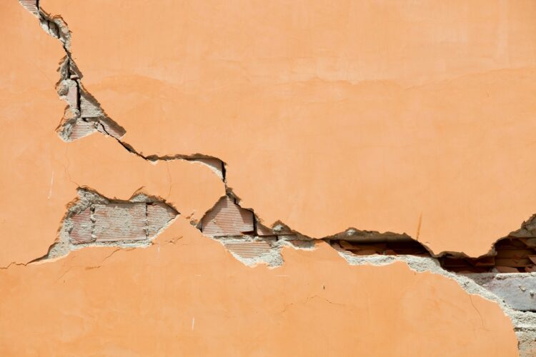 Earthquake damage in Lorca, Spain
