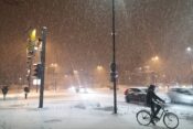 Sneg v Ljubljani v ponedeljek zvečer