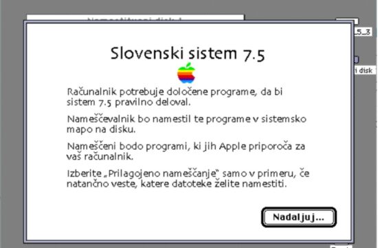 Apple slovenski jezik