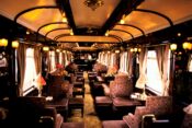 Orient Express, vlak, notranjost