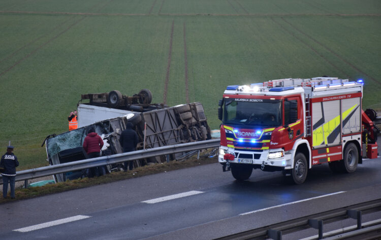 Huda prometna nesreča Pomurska avtocesta