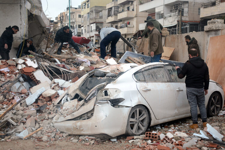 Razdejanje po potresu v Siriji