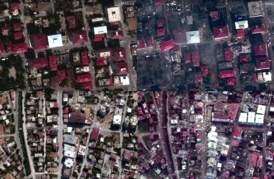 Turški mesti pred in po potresu
