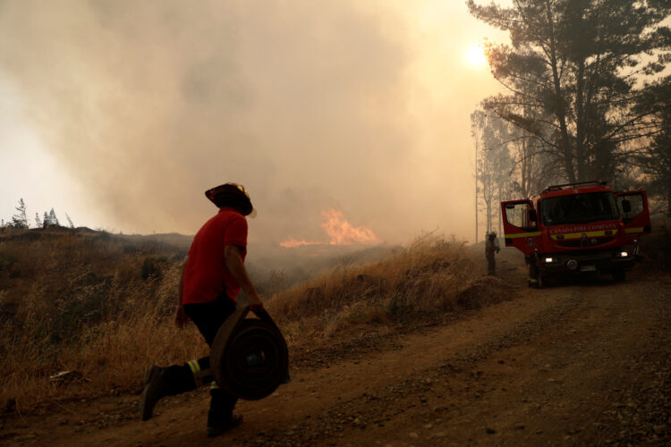 Požar v Čilu je uničil več sto tisoč hektarjev gozdov