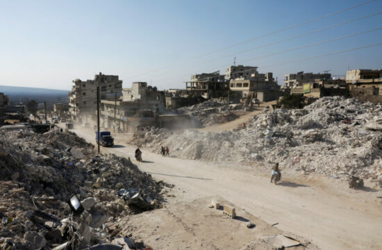 POrušeno mesto v Siriji