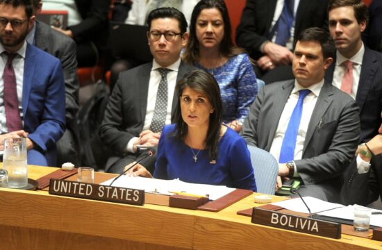 nekdanja veleposlanica ZDA pri ZN Nikki Haley