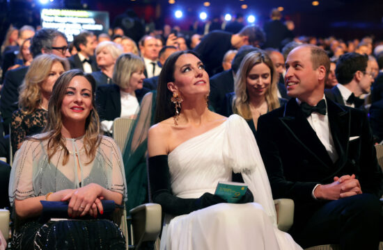 Kate Middleton in princ William na podelitvi nagrad bafta