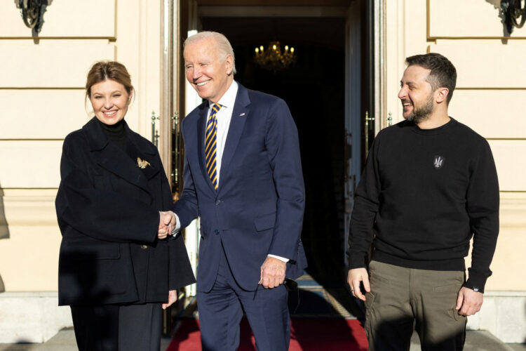 Volodimir Zelenski, Joe Biden, Kijev, obisk
