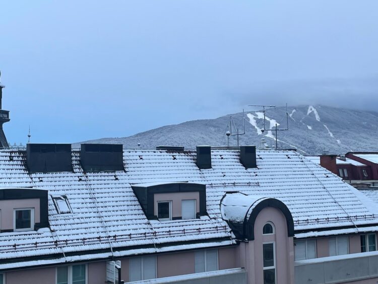 Novozapadli sneg v Mariboru