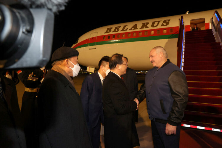 Beloruski predsednik Aleksander Lukašenko na obisku na Kitajskem