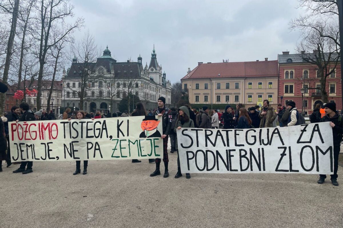 V Ljubljani in Mariboru podnebni štrajk: Vlada dela prepočasi in neučinkovito