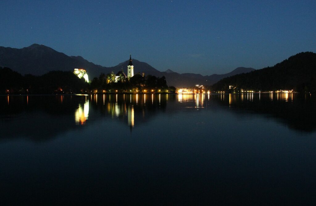 Bled ponoči