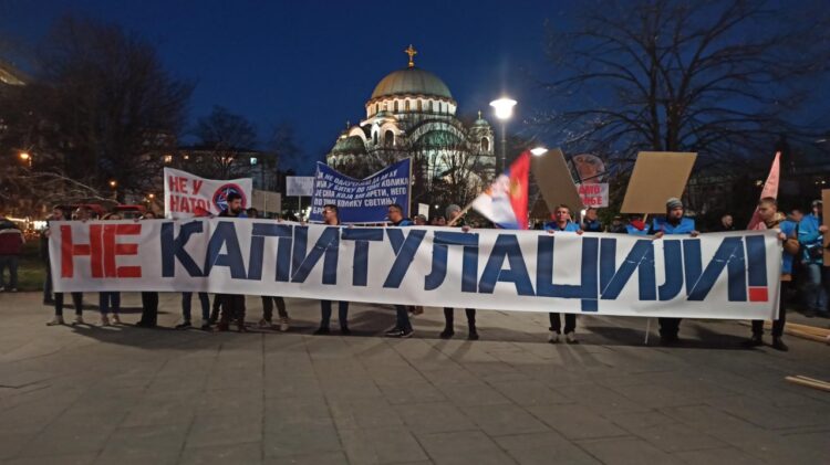 protest,beograd, kosovo