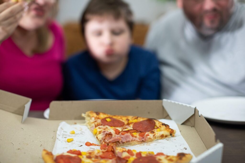 nezdrava hrana v družini