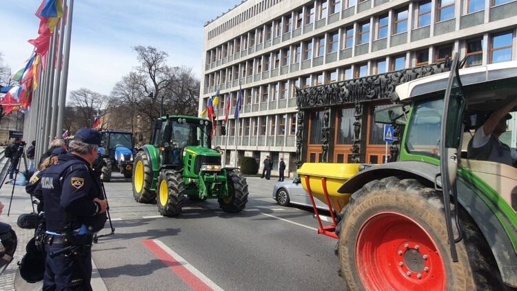 Protest traktor