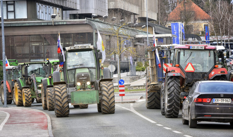 Protest kmetov - Kranj