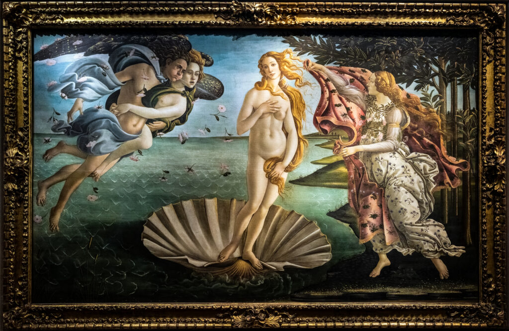 rojstvo venere, Sandro Botticelli
