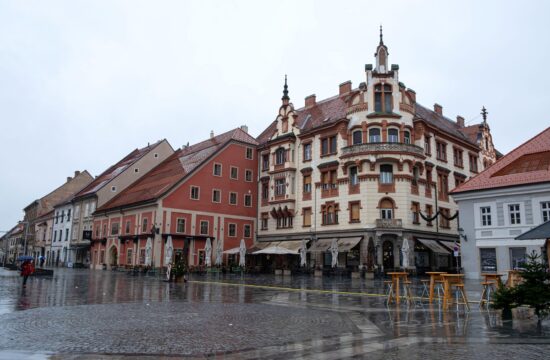 deževen dan v Mariboru