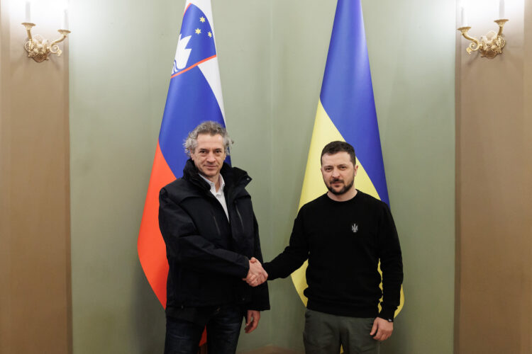 Robert Golob, Volodimir Zelenski, obisk v Ukrajini