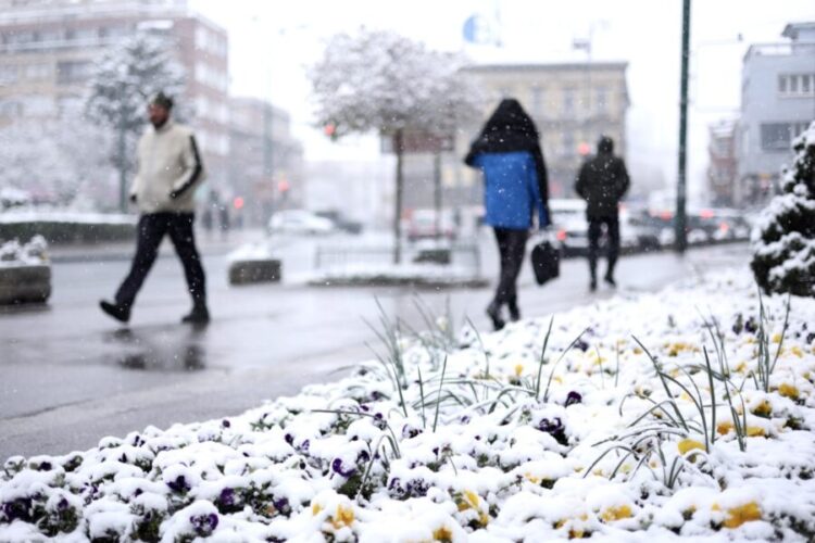 Sneg v Sarajevu