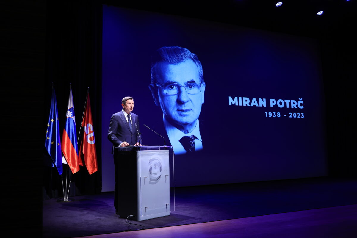 Em memória de Miran Potrč: “Um homem respeitável que é uma honra para o político”