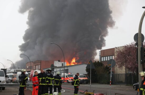 požar v Hamburgu