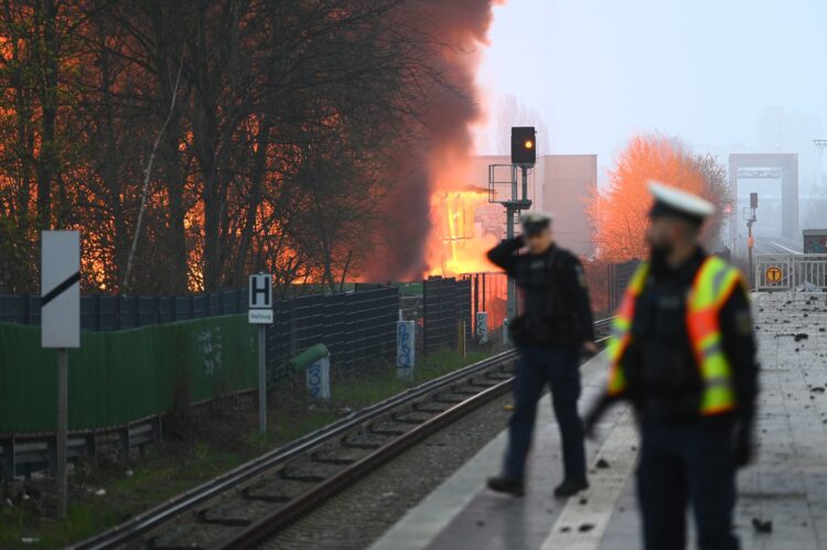 požar v Hamburgu