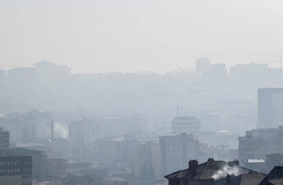 Onesnažen zrak v Prištini