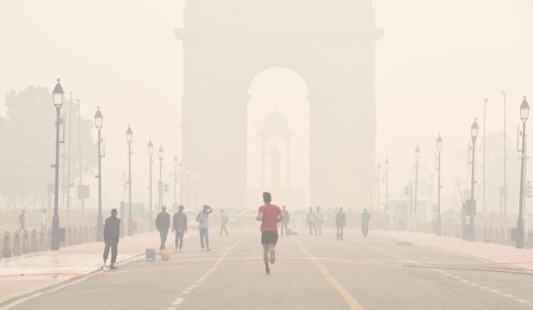 onesnažen zrak v indiji