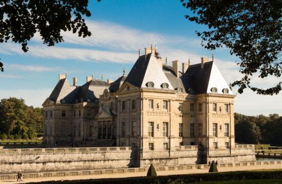 The Vaux-le-Vicomte grad v Franciji