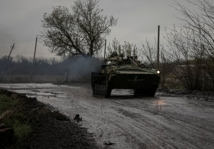 Ukrajinska vojska blizu Bahmuta