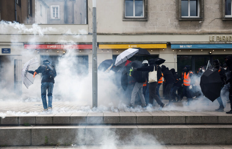 protesti v Nantesu