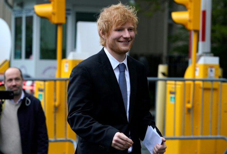 Pesem Eda Sheerana ni plagiat, je razsodilo sodišče