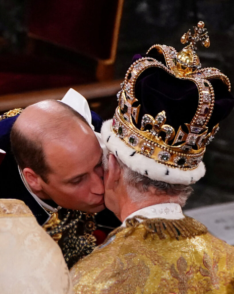 kronanje Karel III princ William