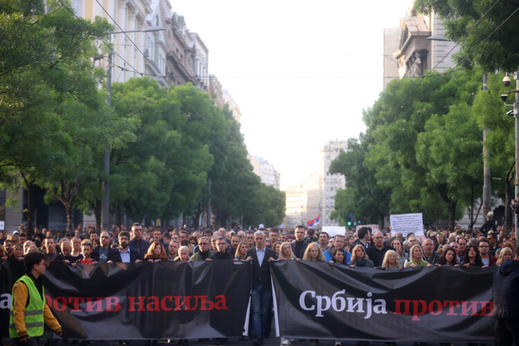 Protest v Beogradu