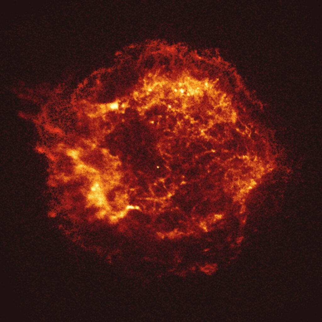 supernova Kasiopeja vesolje eksplozija