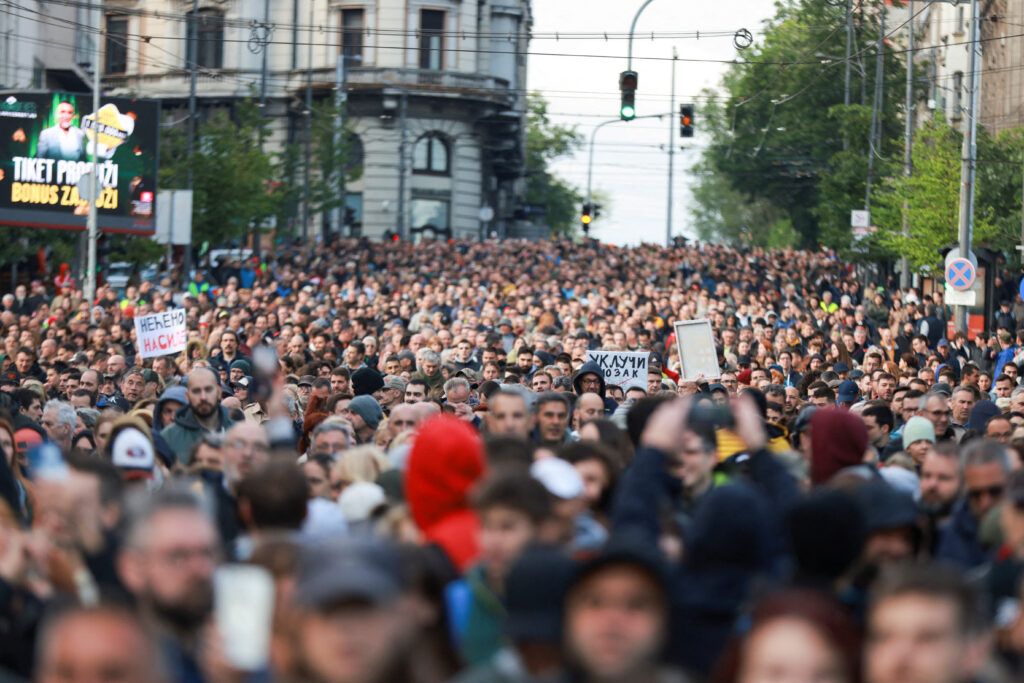 Protesti v Beogradu