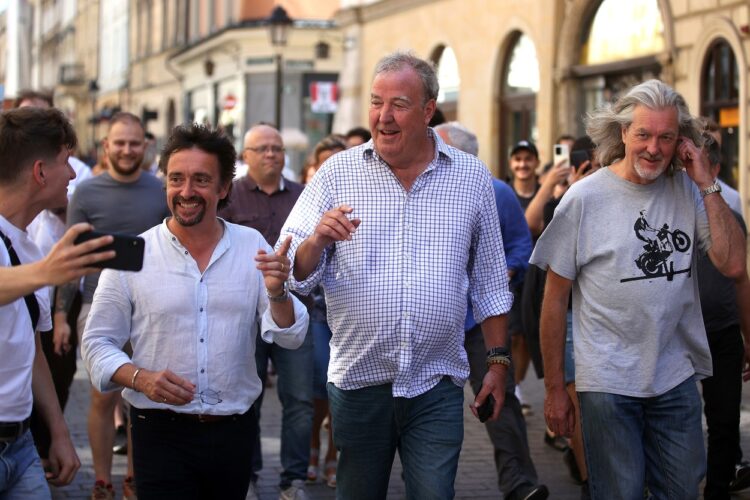 Clarkson, Hammond in May na snemanju na Poljskem