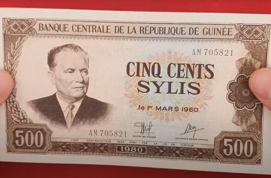 Josip Broz Tito bankovec Gvineja Afrika