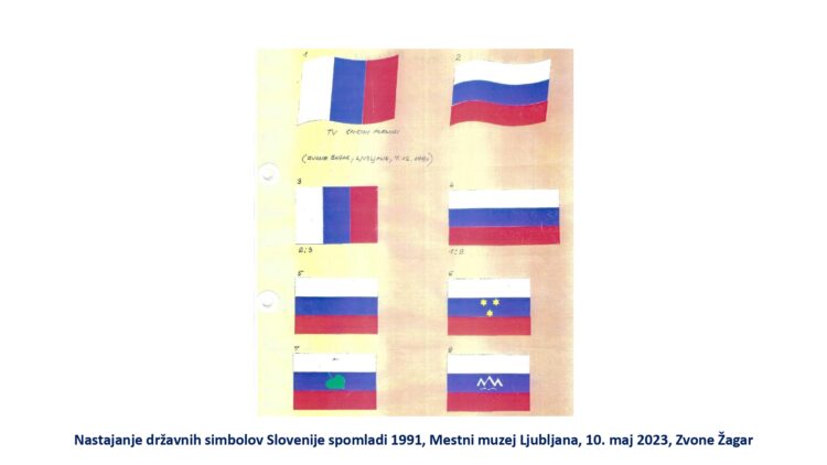Nastajanje državnih simbolov Slovenije spomladi 1991