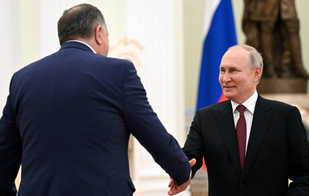 Vladimir Putin in Milorad Dodik